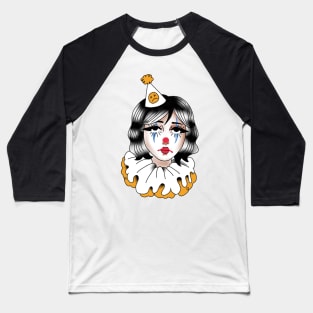 Clown Girl Baseball T-Shirt